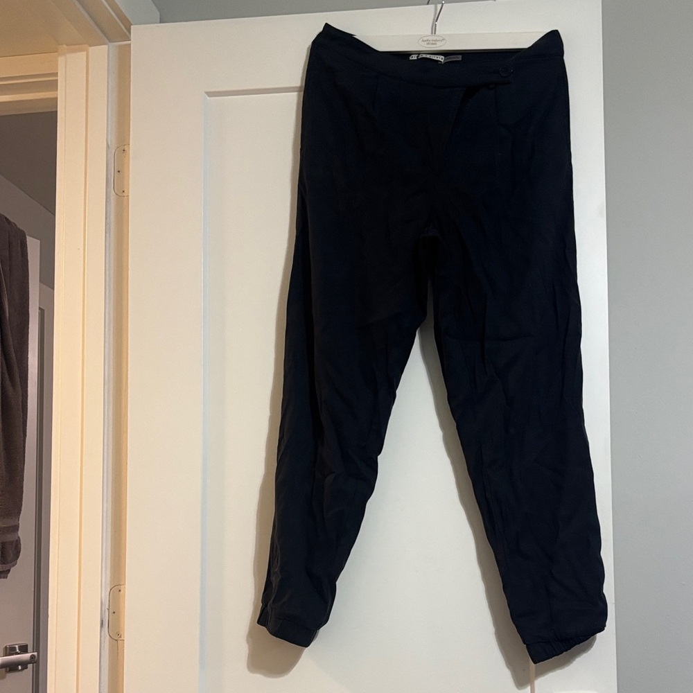 Alice + Olivia Black High-Waist Trousers with Tag - Picture 3 of 6